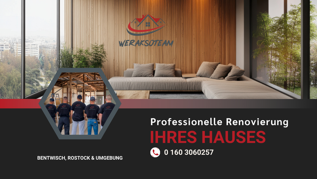 Titelfoto von Werakso Team – Trockenbau Innenausbau Renovierung Rostock